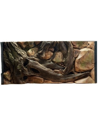 Prodac ATG sfondo amazzonico in resina per acquari 100 x 50 cm