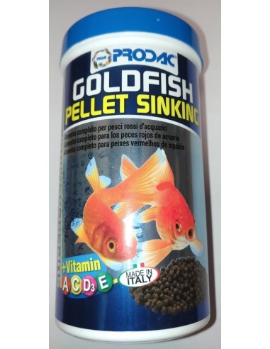 Prodac mangime per pesci rossi in granuli affondanti 150 gr/250ml