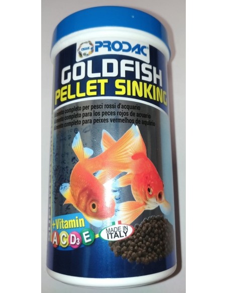 Prodac mangime per pesci rossi in granuli affondanti 150 gr/250ml