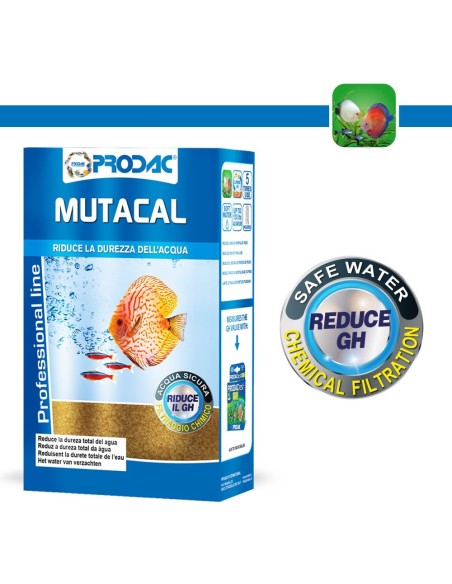 Prodac Mutacal resina per ridurre la durezza dell'acqua 250 ml