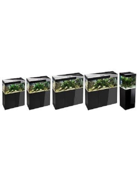 ACQUARIO AQUAEL GLOSSY 120 BLACK ACQUARIO 302LT CON SUPPORTO