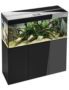 ACQUARIO AQUAEL GLOSSY 120 BLACK ACQUARIO 302LT CON SUPPORTO