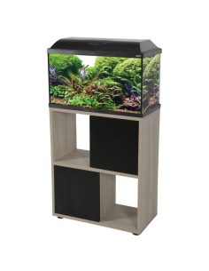 Zolux Acquario Iseo 80 completo  84 litri Nero