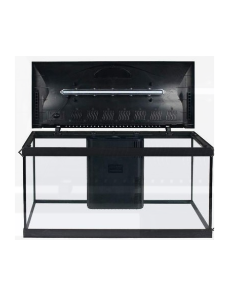 Acquario Amtra technik basic 80 led acquario completo sistema illuminazione e filtraggio 85 lt - Bianco