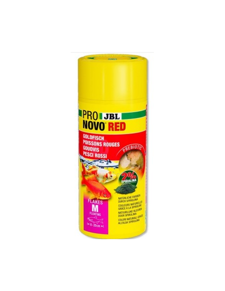 Jbl pro novo red flakes ml 100 ml mangime pesci rossi scaglie