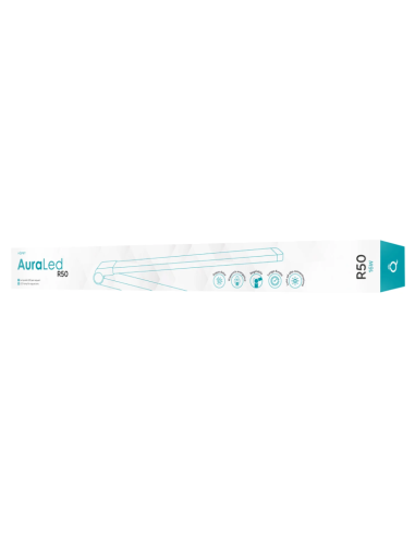 Aqpet aura led r50 bianca a braccetto 16w x dolce 44x4 cm