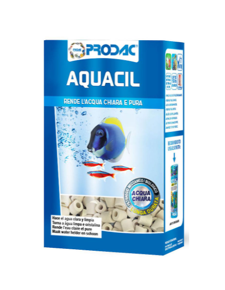 Prodac Aquacil Cannolicchi per acquario substrato biologico 700g