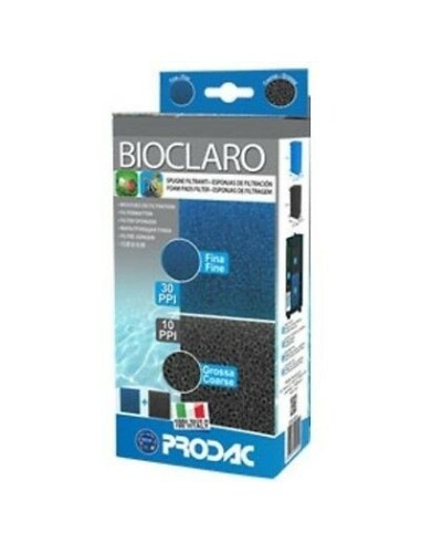 Prodac bioclaro 16x10x6.5 h spugne filtranti 2 pezzi