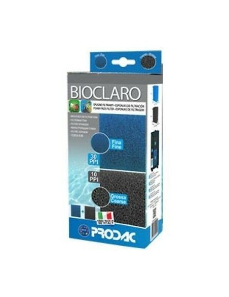 Prodac bioclaro 16x10x6.5 h spugne filtranti 2 pezzi