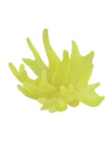 Giumar decorazione in resina corallo giallo rb0018
