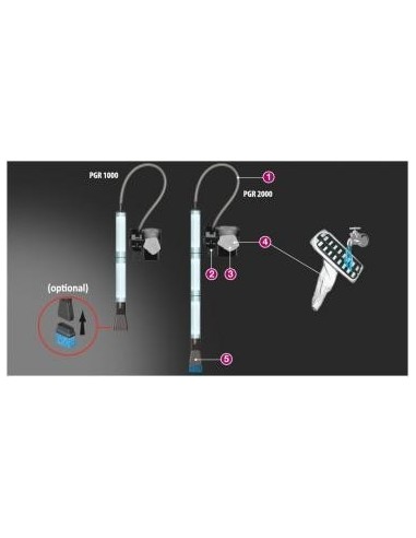 Newa PGR 1000 Power Gravel Cleaner (Sifone elettrico per pulizia Acquari e tartarughiere)