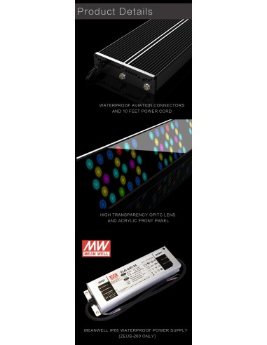 Plafoniera Led Zeus 200 - 120cm / 180Watt