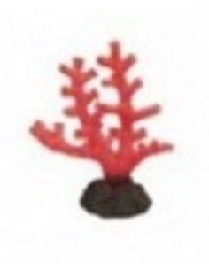 Giumar decorazione in resina corallo rosso 15x7x13 cm