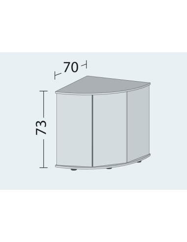 Juwel Acquario Trigon 190 Nero con supporto (Nuovo Modello Illuminazione Led)