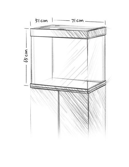 Juwel Acquario Lido 200 Nero