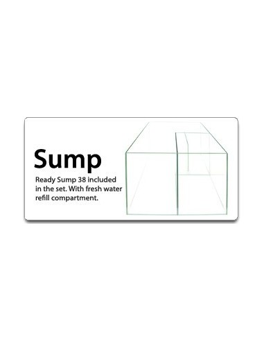 Blau Open Reef 91 Bianco con Supporto **Vetro Extra Chiaro**