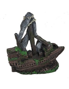 Velma decorazione relitto nave cm14x6x16