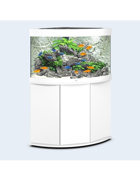 Juwel Acquario Trigon 350 Bianco con supporto (Nuovo Modello Illuminazione Led)