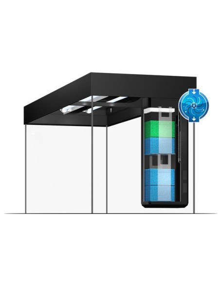 Juwel Acquario Rio 350 Nero (Solo Acquario - Nuovo Modello con Illuminazione Led)