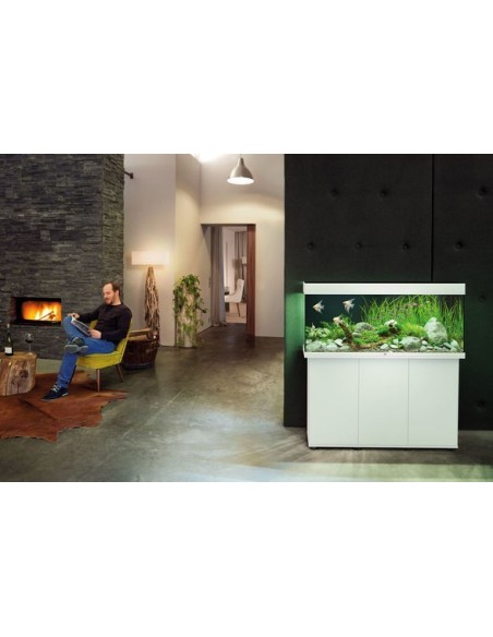 Juwel Acquario Rio 450 Bianco (Solo Acquario -Nuovo Modello con Illuminazione Led)