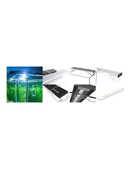 Collar Aqualighter 1 Led  28 watt 90 cm 5000-6500k  Argento (Freash Water)