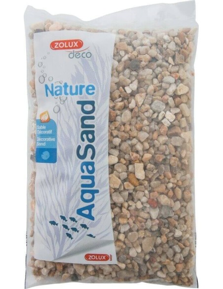 ZOLUX AQUASAND QUARZO NATURALE FINO 5 KG