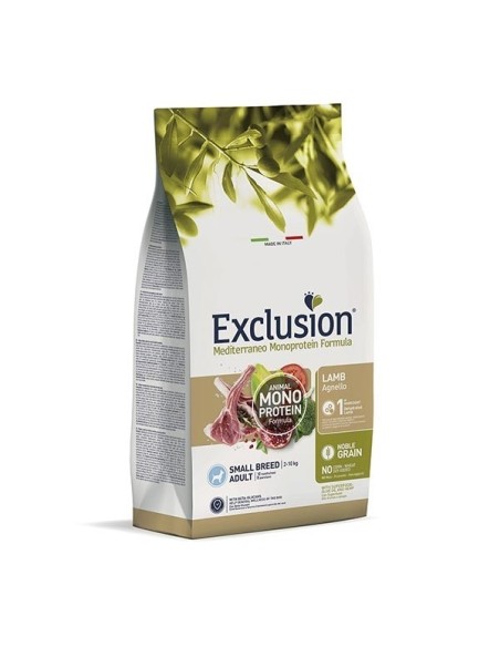 Exclusion Mediterraneo Monoprotein Adult Small Breed con Agnello 500 GR