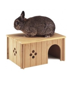 Ferplast SIN 4646 casetta di legno per roditori