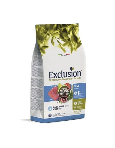 Exclusion Mediterraneo Monoprotein Adult Small Breed con Tonno 2 kg.