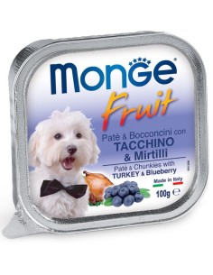 MONGE FRUIT DOG PATÉ E BOCCONCINI CON MAIALE & ANANAS 100 G.