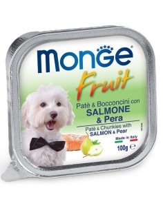 MONGE FRUIT DOG PATÉ E BOCCONCINI CON AGNELLO E MELA 100 G.