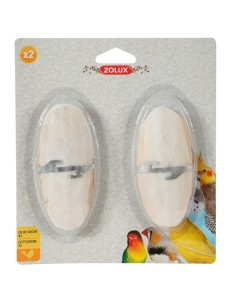 zolux Confezione 2 ossi di seppia con supporto