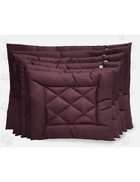 Nasonero tappeto trapuntato cm 62x53x4 h cm colore sawana vinaccia