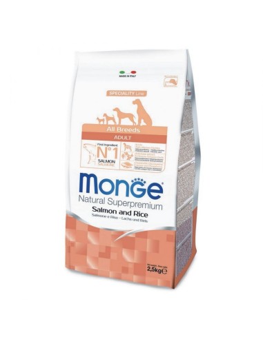 Monge Natural Superpremium Cane Salmone E Riso 2,5kg