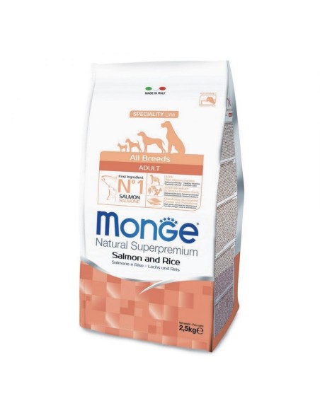 Monge Natural Superpremium Cane Salmone E Riso 2,5kg