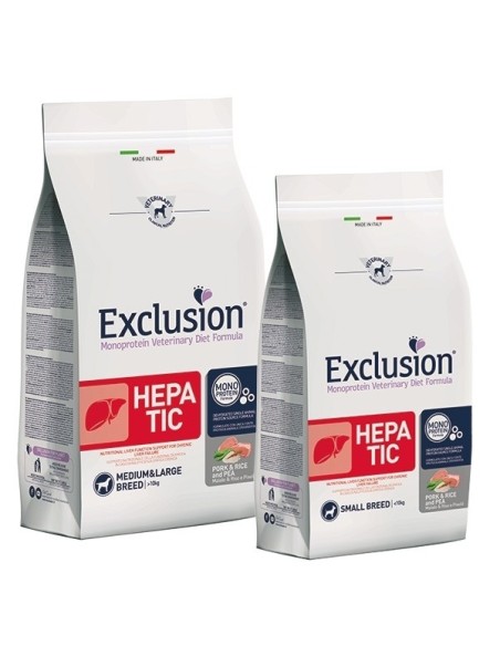 Exclusion  Hepatic Adult Monoproteico Pork&Rice and Pea 2 kg
