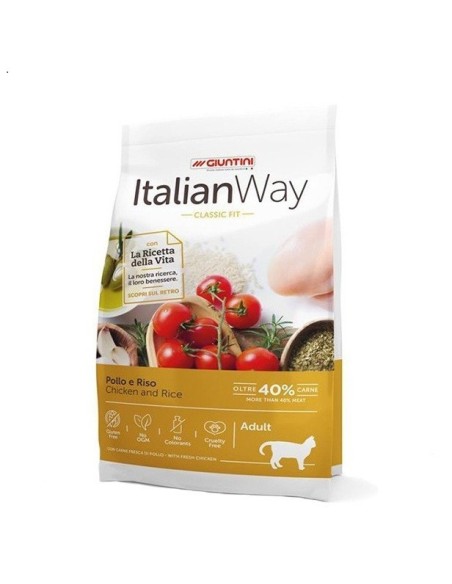 Italian way cat adult classic fit pollo e riso gr.300