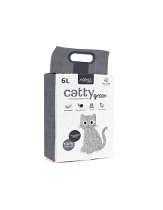 AqpetFriends Catty Green Lettiera naturale alla soia Tofu profumazione Lavanda 6 Lt