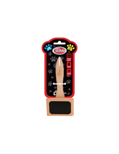Pet Nova spazzola cardatore in legno Small