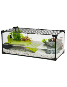 Zolux TARTARUGHIERA KARAPAS AQUA 50 BIANCA 14 LT CM 50,5X25,5X20,5 H 2