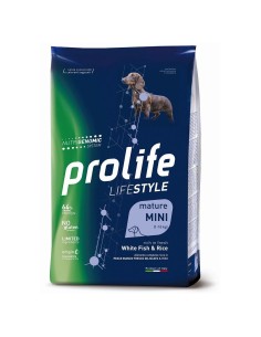 Prolife life style mature dog mini con pesce bianco e...