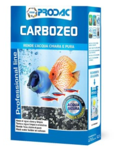 Prodac CarboZeo 700gr - Miscela al 50% di Carbone Vegetale Attivo e 50% di Zeolite per Dolce e Marino Incluso Sacchetto