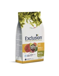 Exclusion Mediterraneo Noble Grain Puppy Manzo Small...