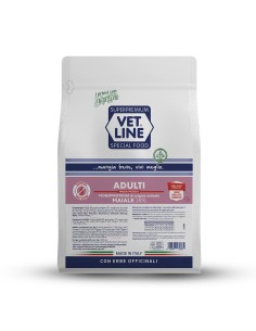 Vet Line adulti taglia piccola con maiale 38% 800 gr