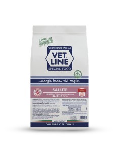 Vet Line salute cani monoproteico con il  34 % maiale 3 kg