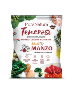 Pura Natura tenerosi al manzo cani adulti 800 gr