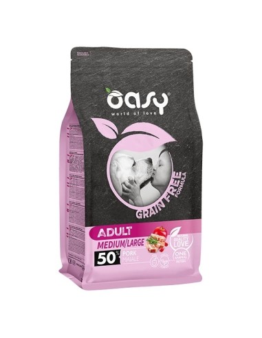 Oasy  Grain Free Adult Medium & Large con...