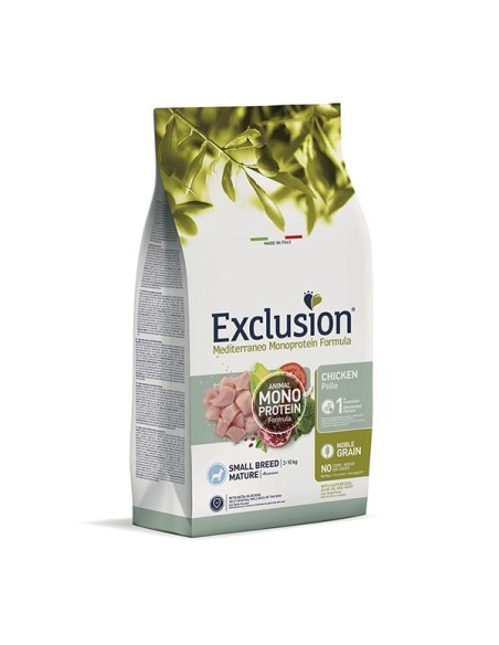 Exclusion  Mediterraneo Monoprotein Mature Small Breed con Pollo 500 gr