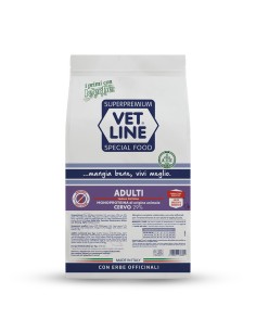 Vet Line cani adulti taglia piccola con cervo gr. 800