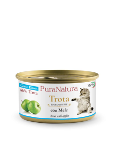 DALLA GRANA PURA NATURA  GATTINI  TROTA E MELA 85 gr